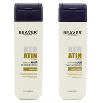 Beaver keratin shampoo + conditioner (200 ml)